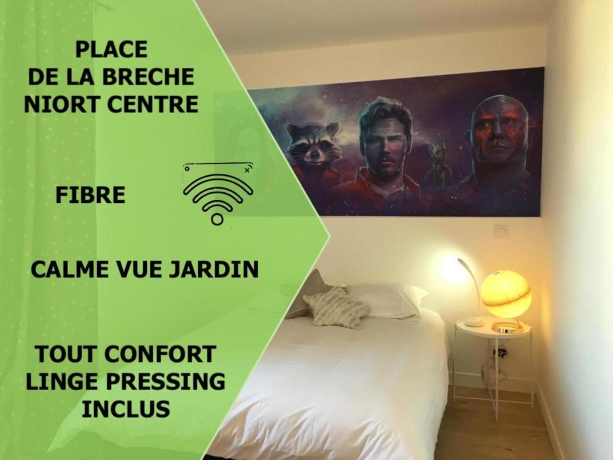 Le Galaxy Centre La Breche Wifi Calme Vue Jardin Lejlighed Niort Eksteriør billede
